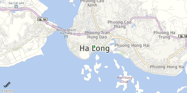HERE Map of Ha Long, Vietnam